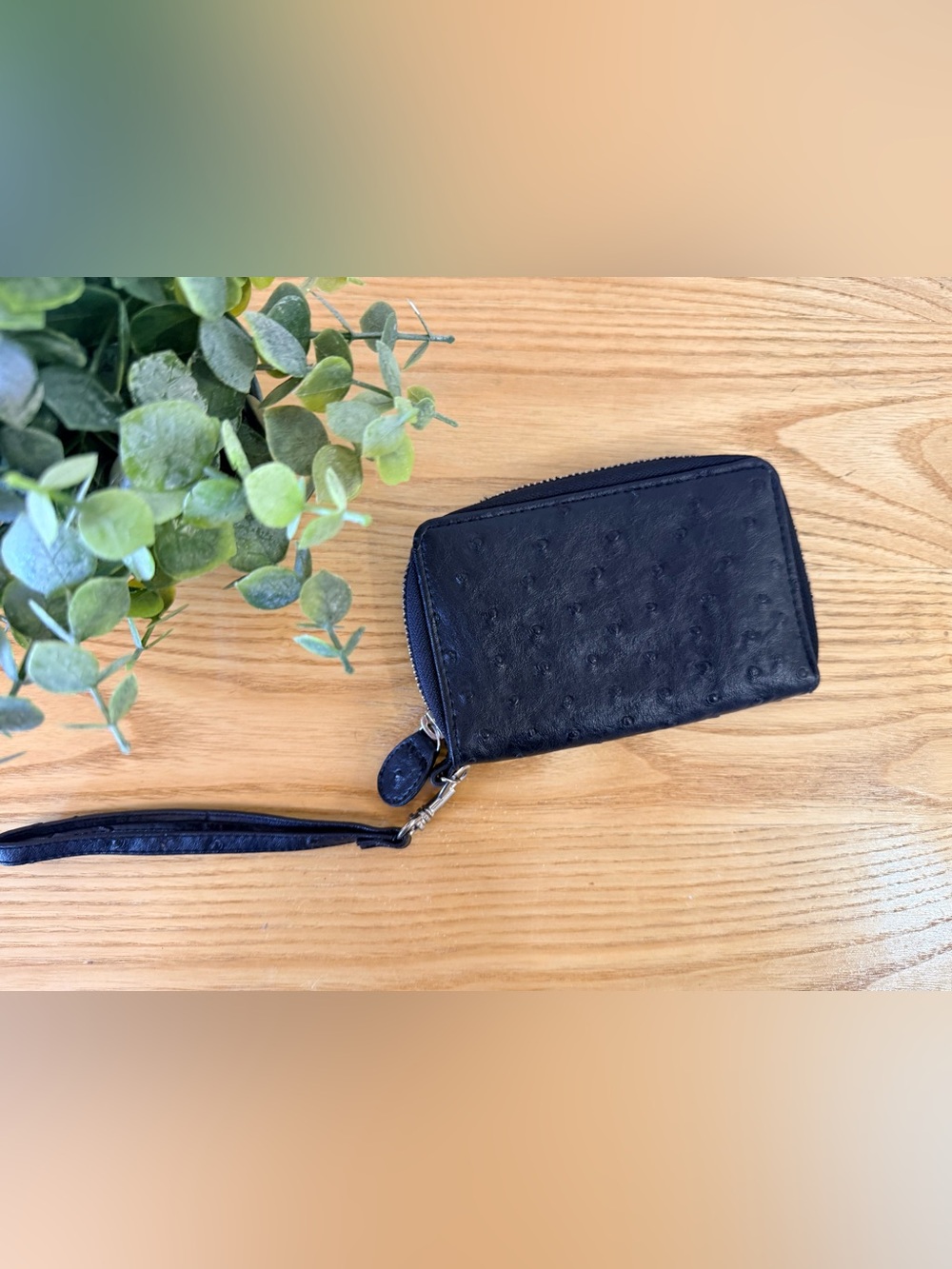 🌿10/$25 • Black Wristlet Card Holder